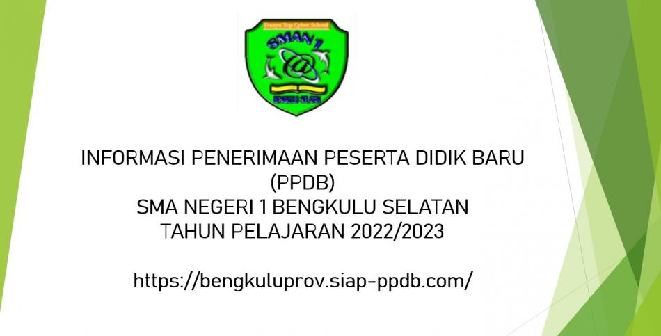 PENERIMAAN PESERTA DIDIK BARU T.P 2022/2023